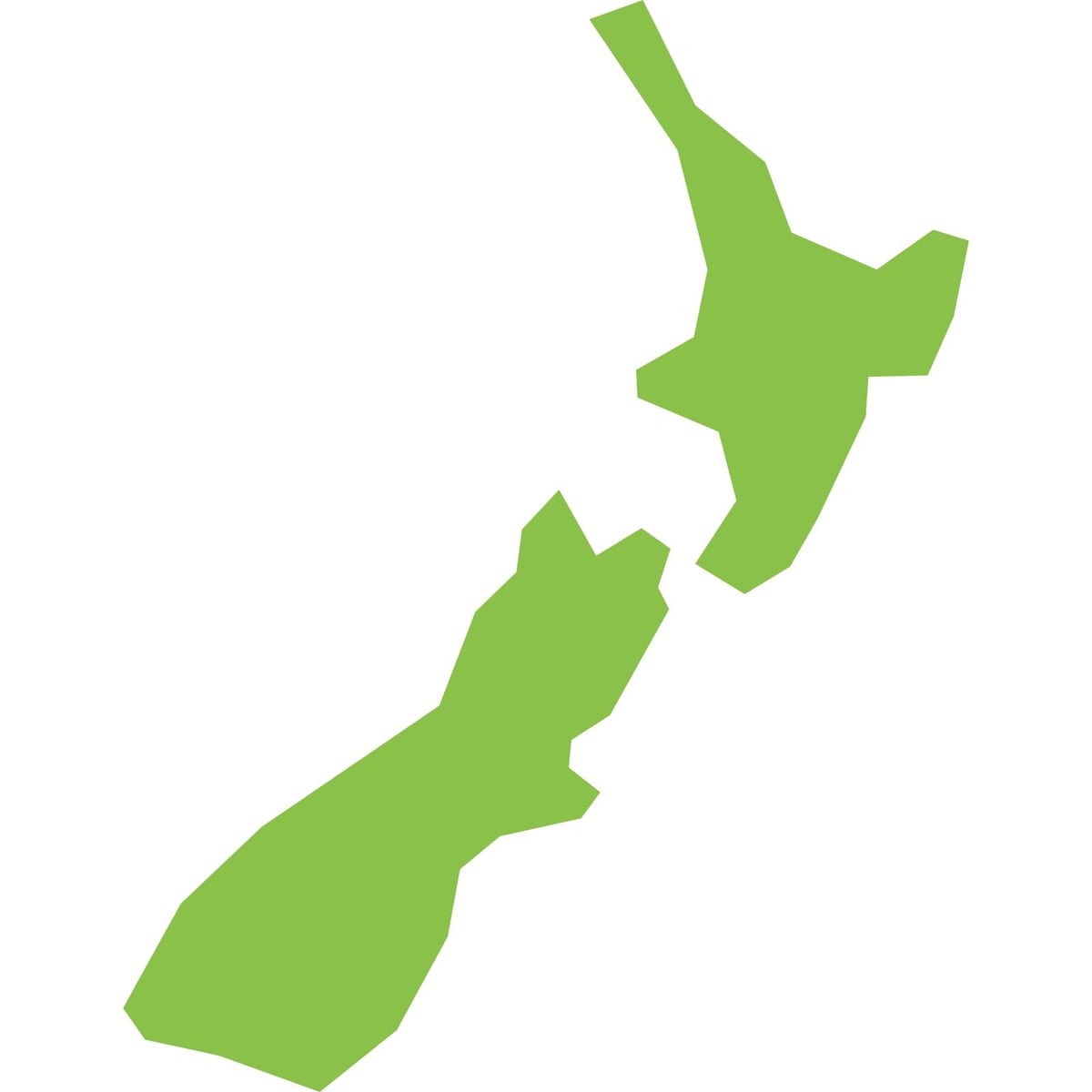 Karte von Neuseeland png