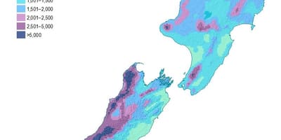 Neuseeland Niederschlag anzeigen